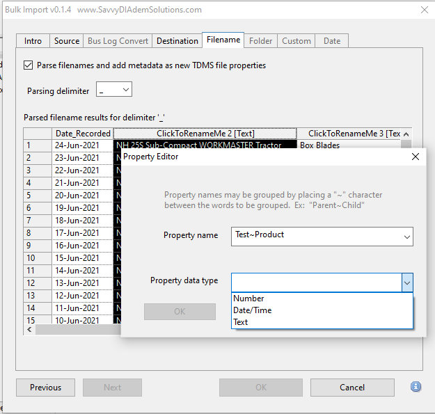 metadata extraction and categorization